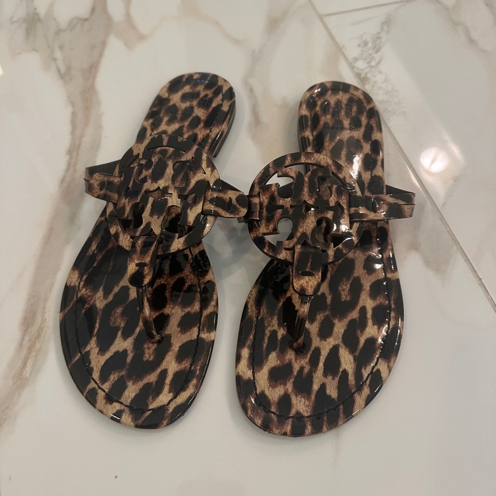 Tory Birch Miller Leopard Print Women's Sandals